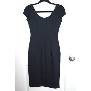 VANITY ROOM Black Dress, XS, Classic LBD, Zipper Full Back, NEW